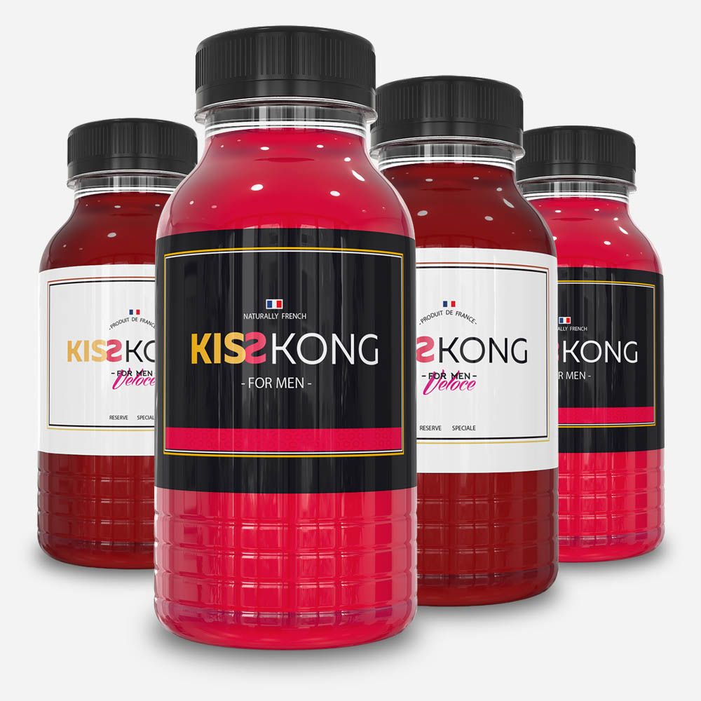 Kiss Kong , Mix édition Originale & Véloce , 4 flacons